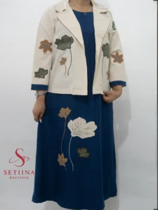 کت سارافون گل سرمه ای
