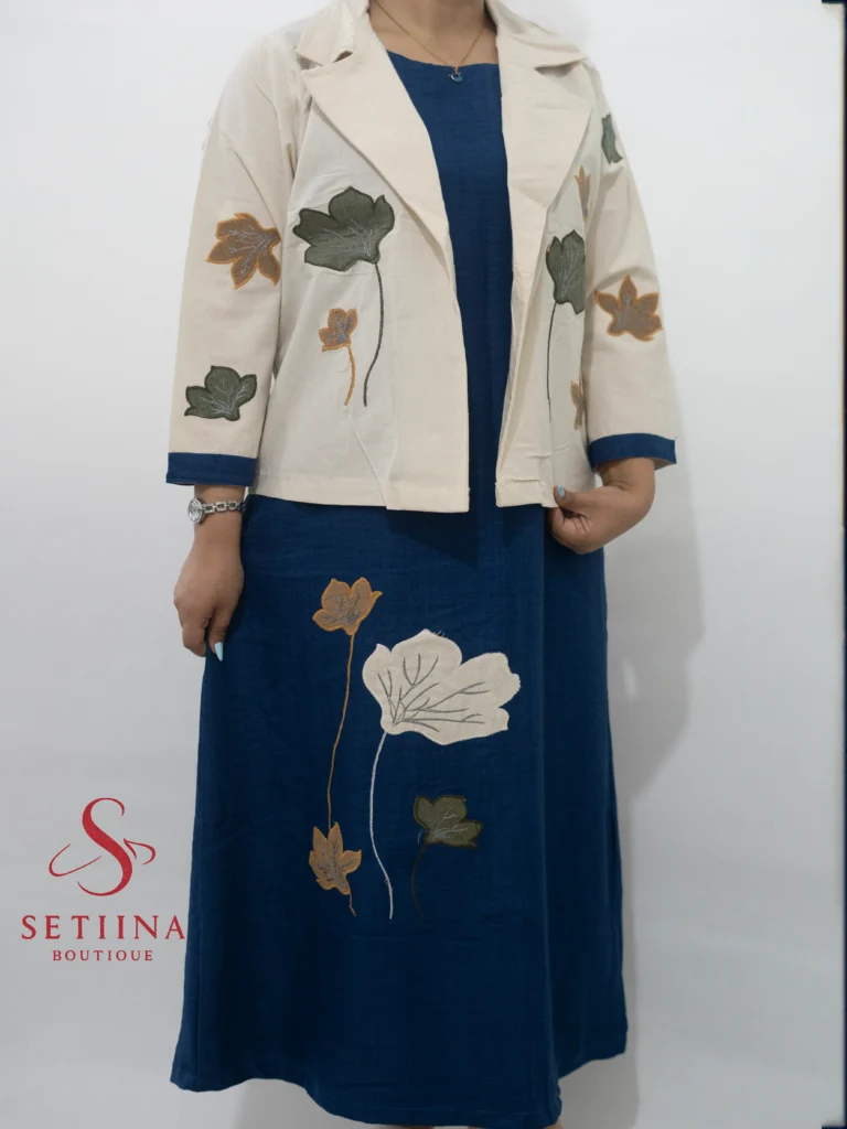 کت سارافون گل سرمه ای